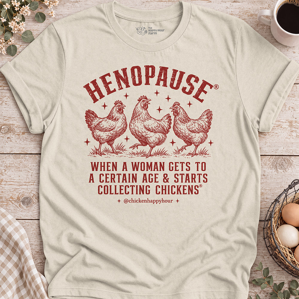 Henopause® Rustic Strut Unisex Tee