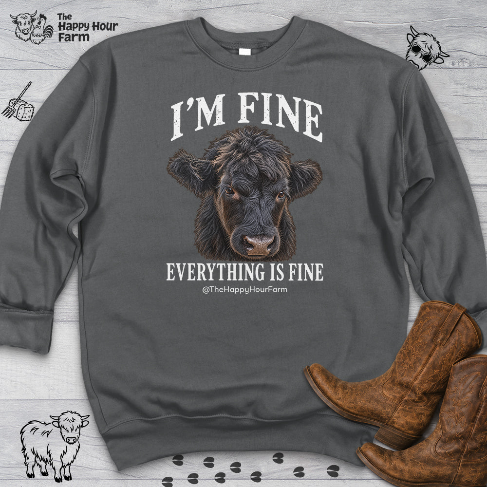 I'm Fine Everything Is Fine Sweatshirt
