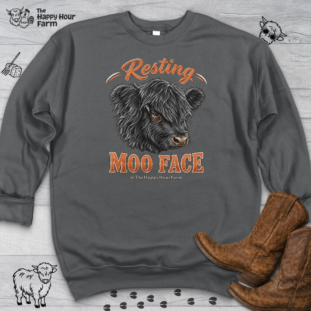 Resting MOO FACE Sweatshirt