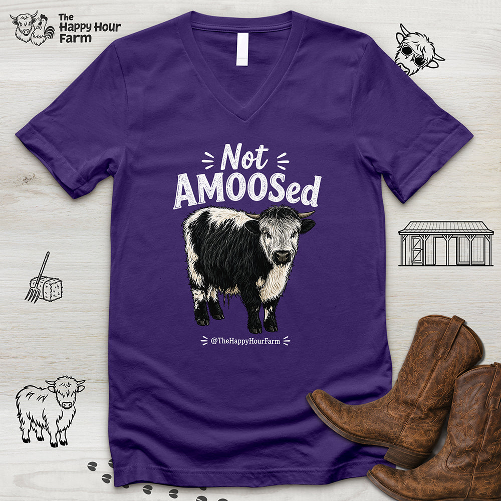 Not AMOOSed V-Neck Tee