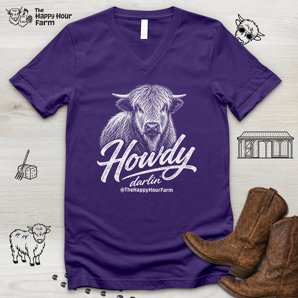 Howdy Darlin V-Neck Tee