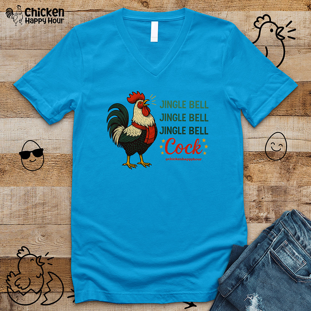 Jingle Bell V-Neck Tee