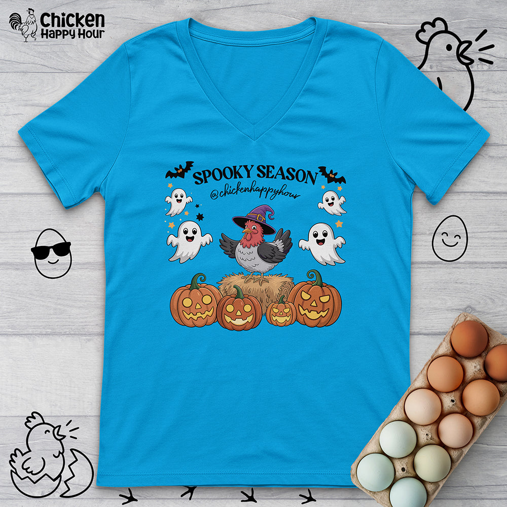 Spooky Season V-Neck Tee