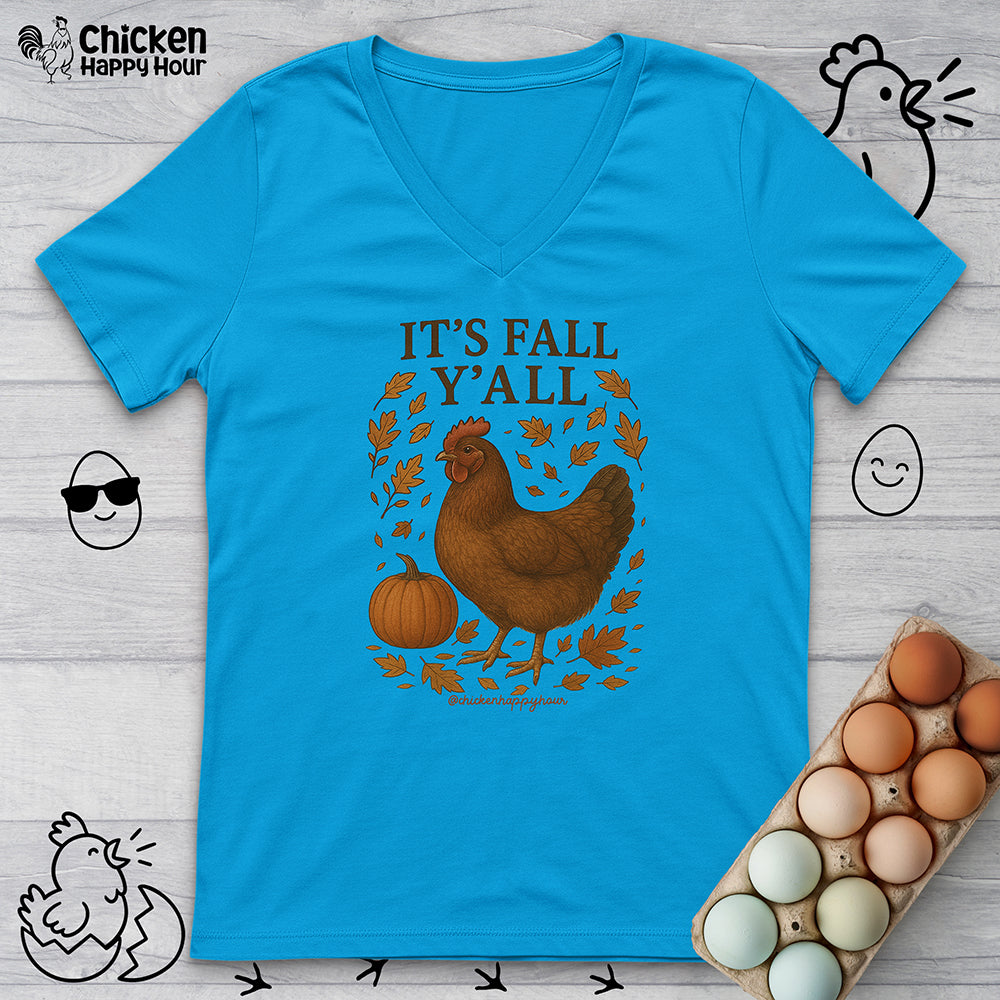 It's fall Y'all V-Neck Tee