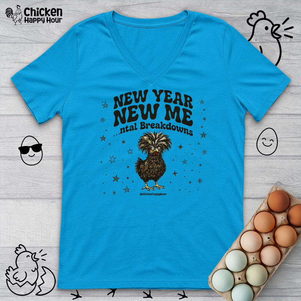New Year New Me V-Neck Tee