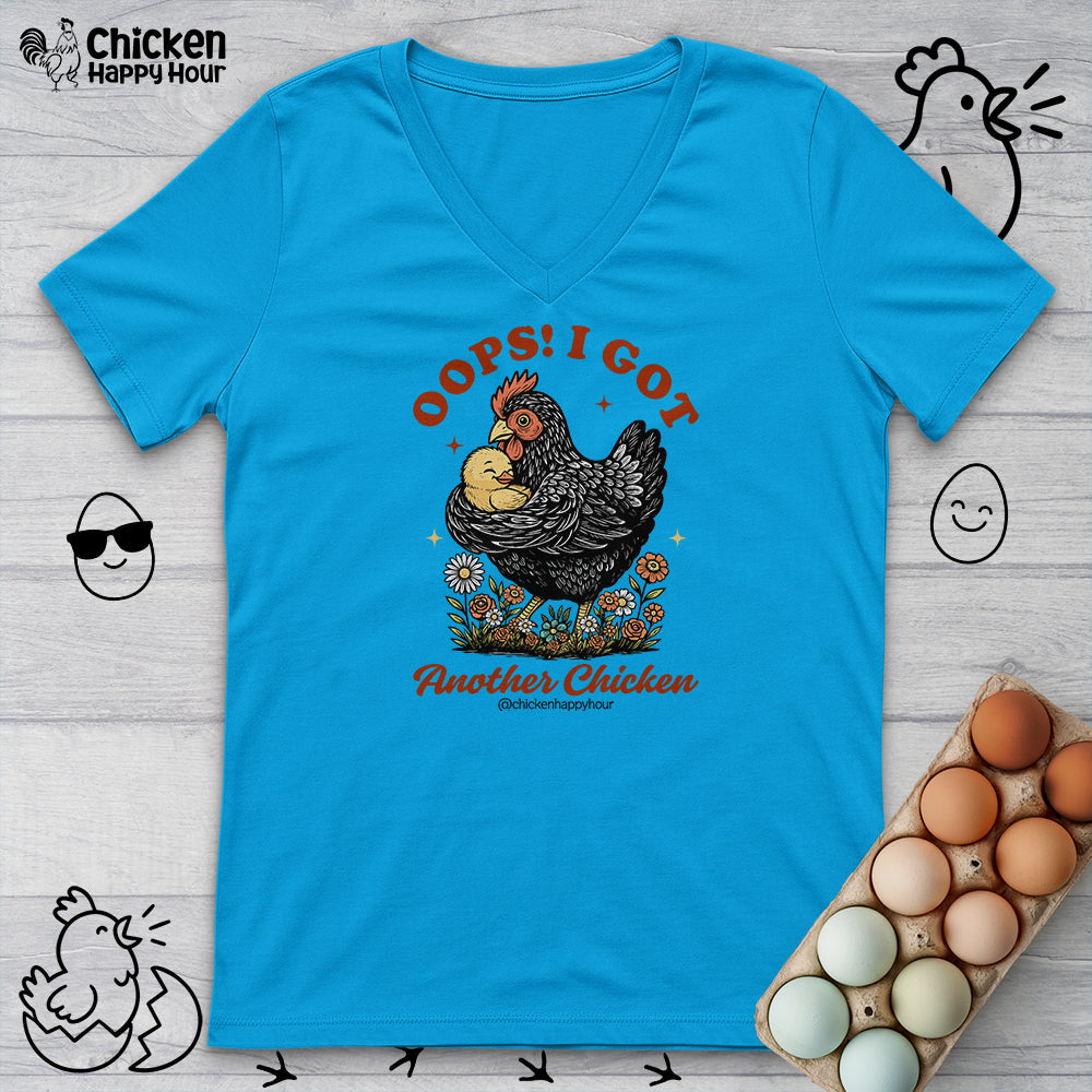 Oops! I Got Another Chicken V-Neck Tee