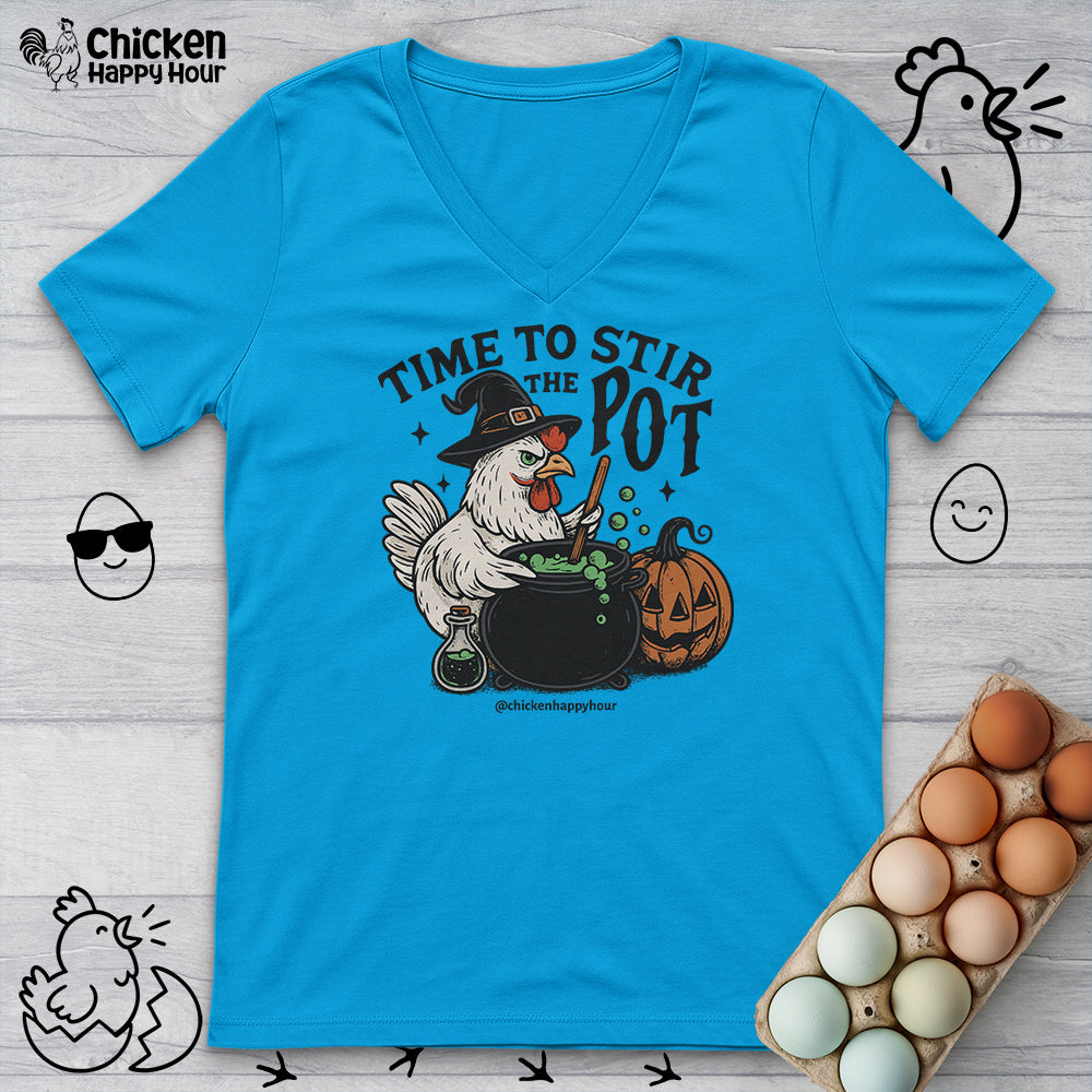 Time to Stir the Pot V-Neck Tee