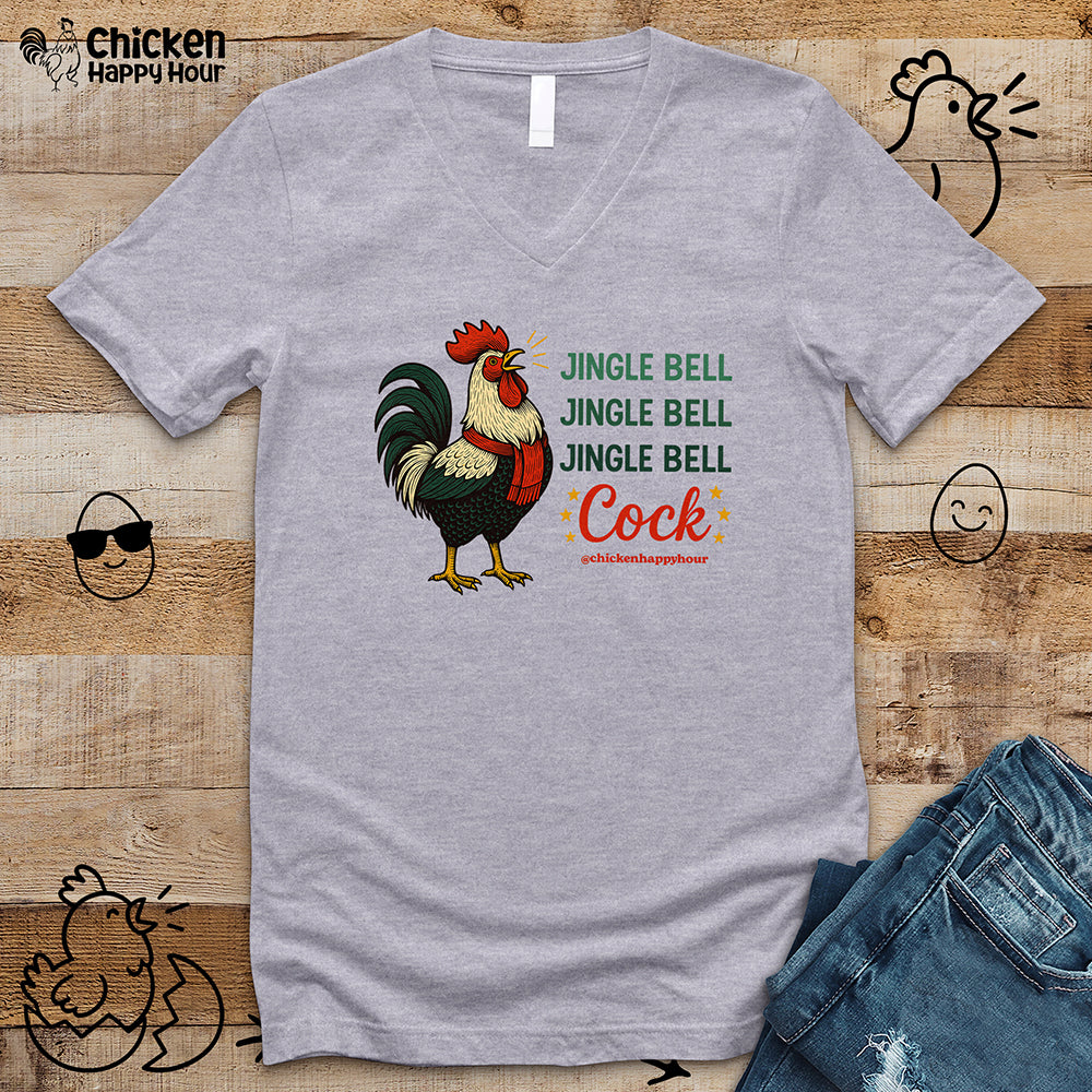 Jingle Bell V-Neck Tee