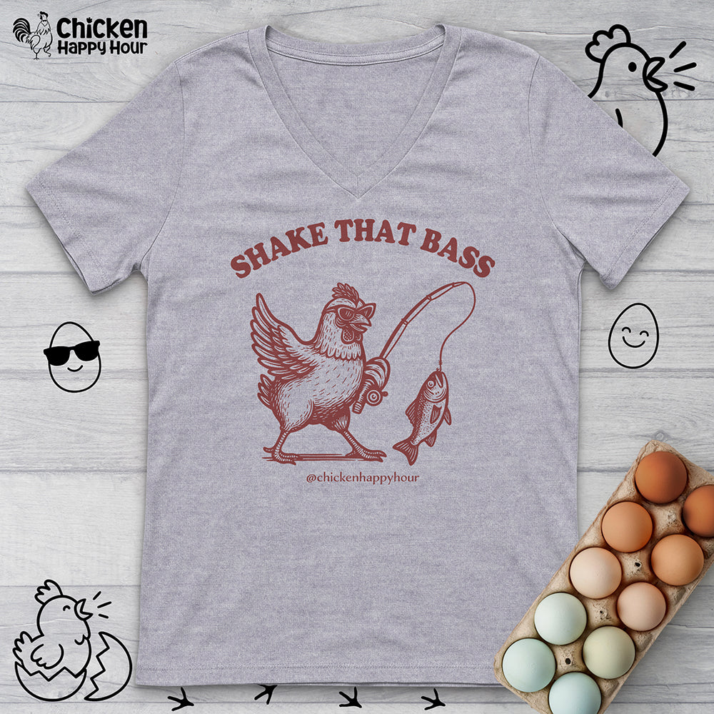 Shake That Bass V-Neck Tee