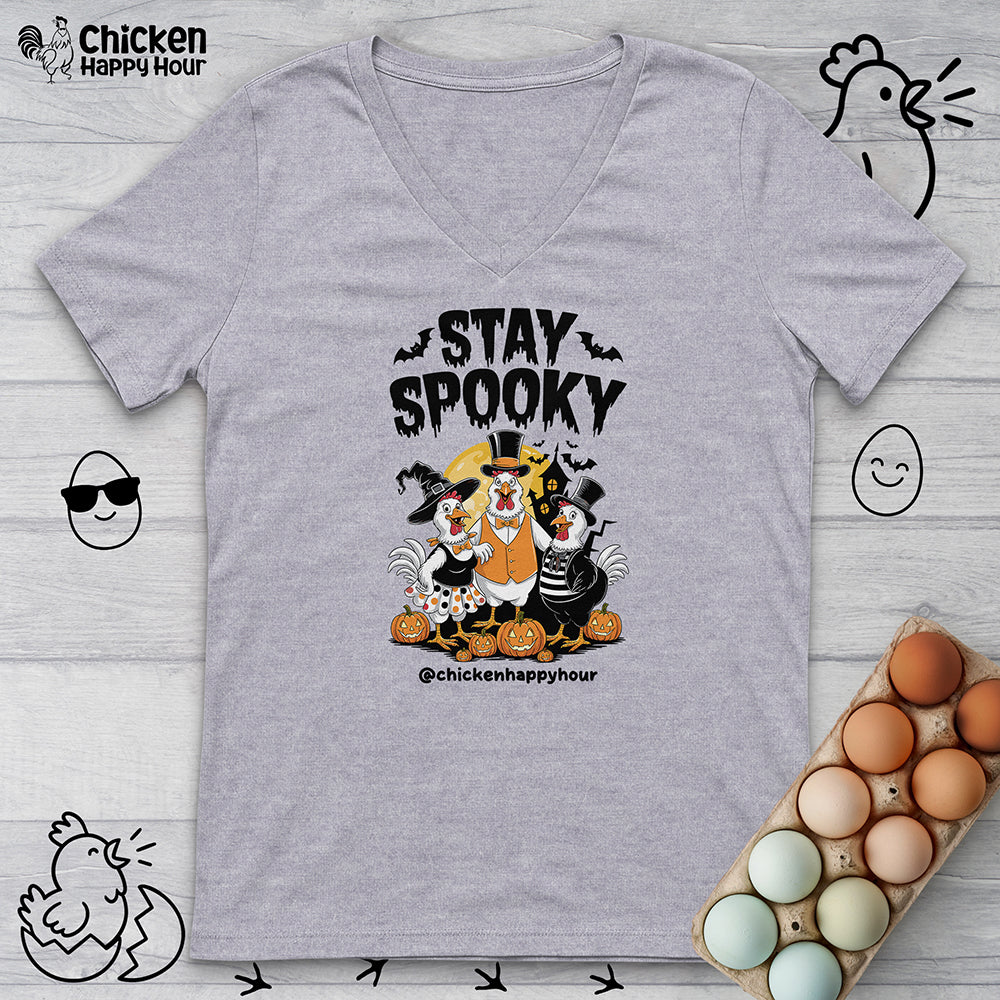 Stay Spooky V-Neck Tee