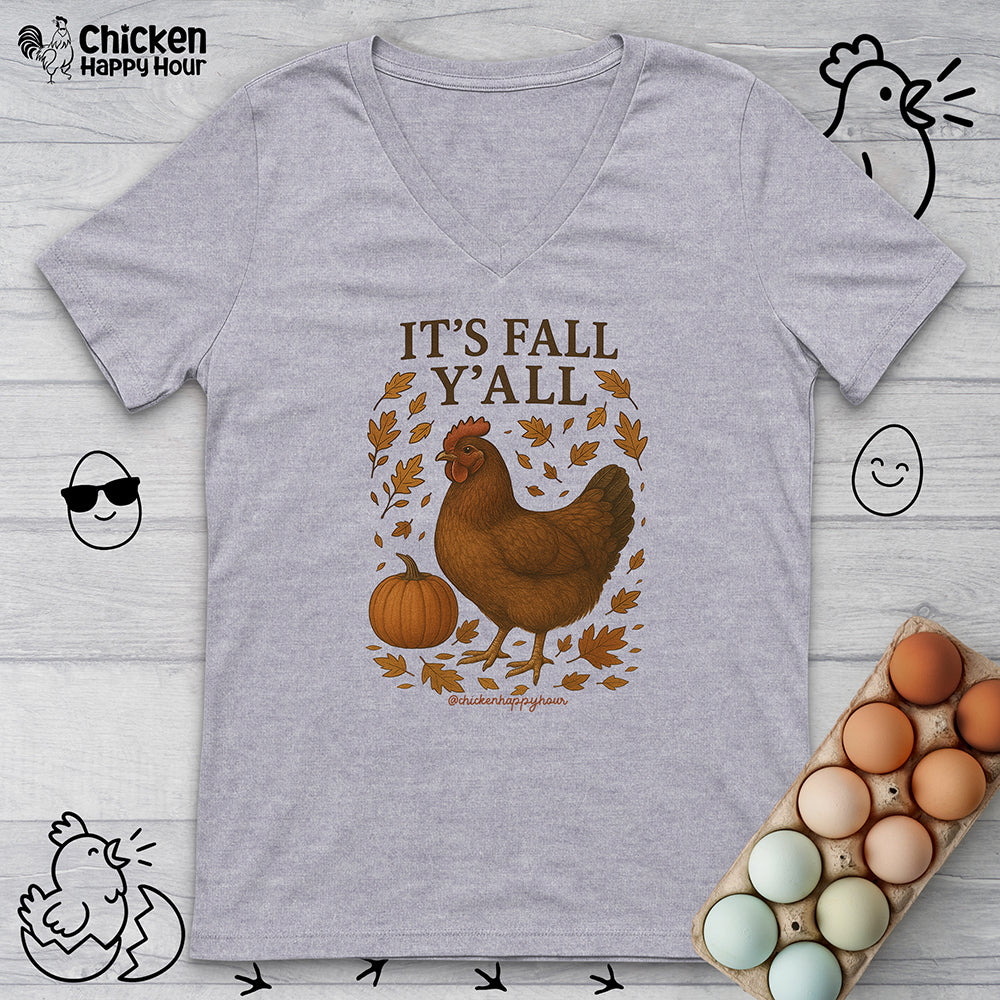 It's fall Y'all V-Neck Tee