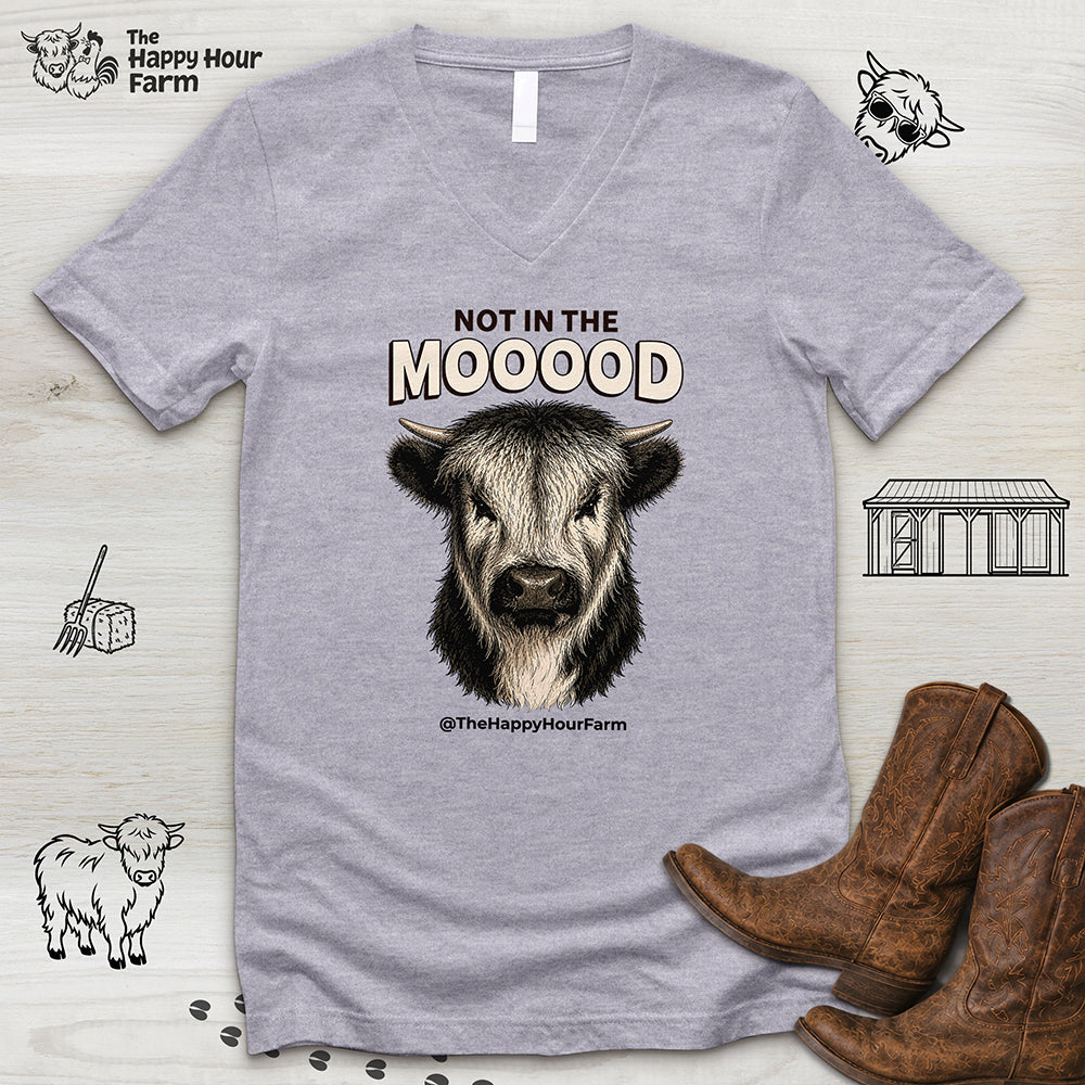 Not In The Mood V-Neck Tee
