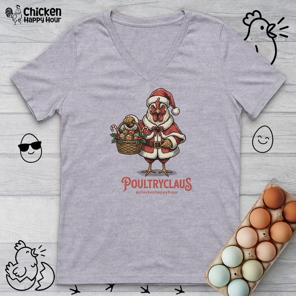 Poultryclaus V-Neck Tee