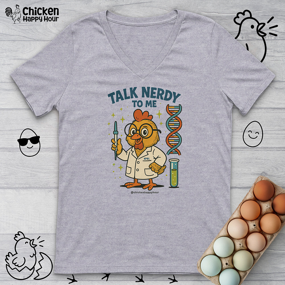 Talk Nerdy To Me V-Neck Tee