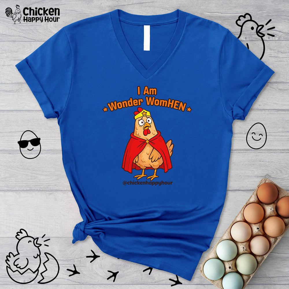 I Am Wonder WomHEN V-Neck Tee