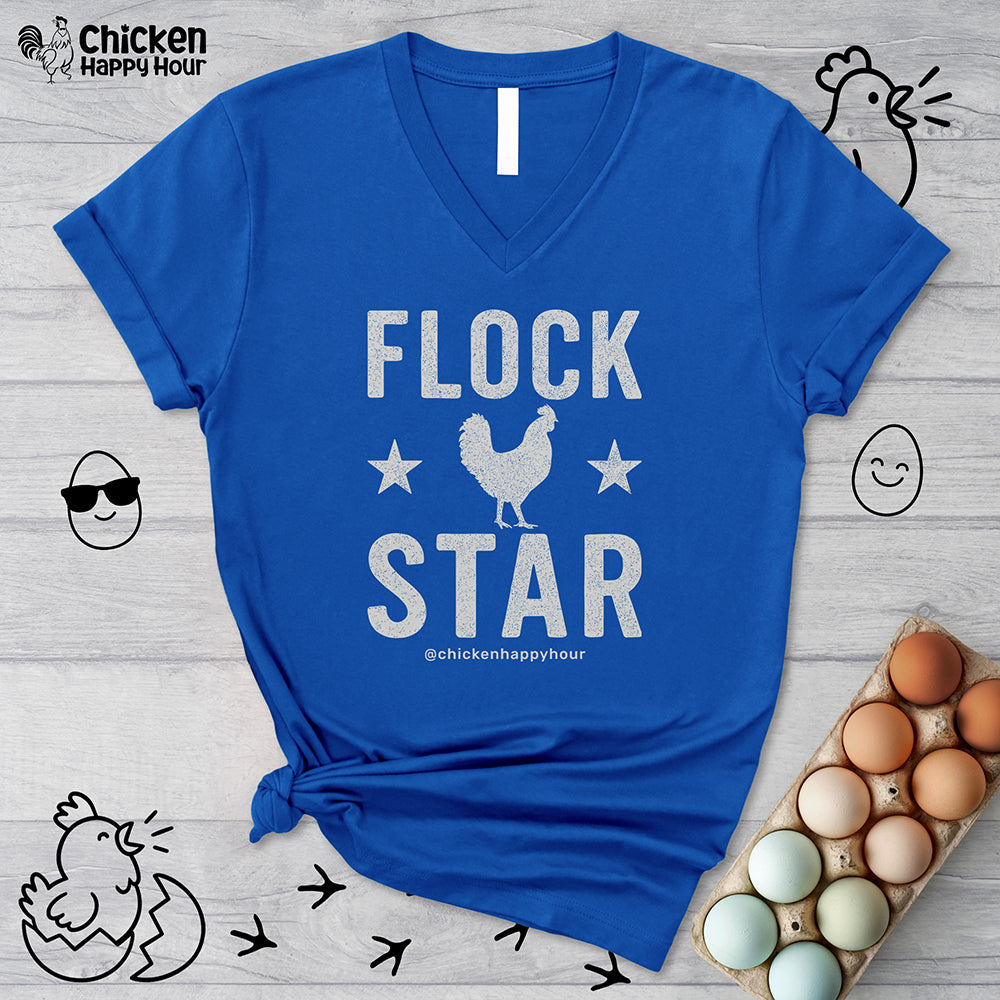 Flock Star V-Neck Tee