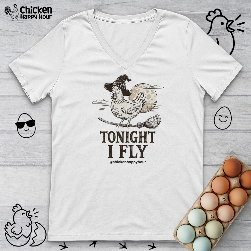 Tonight I Fly V-Neck Tee
