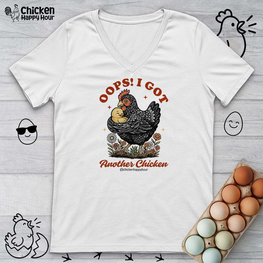 Oops! I Got Another Chicken V-Neck Tee