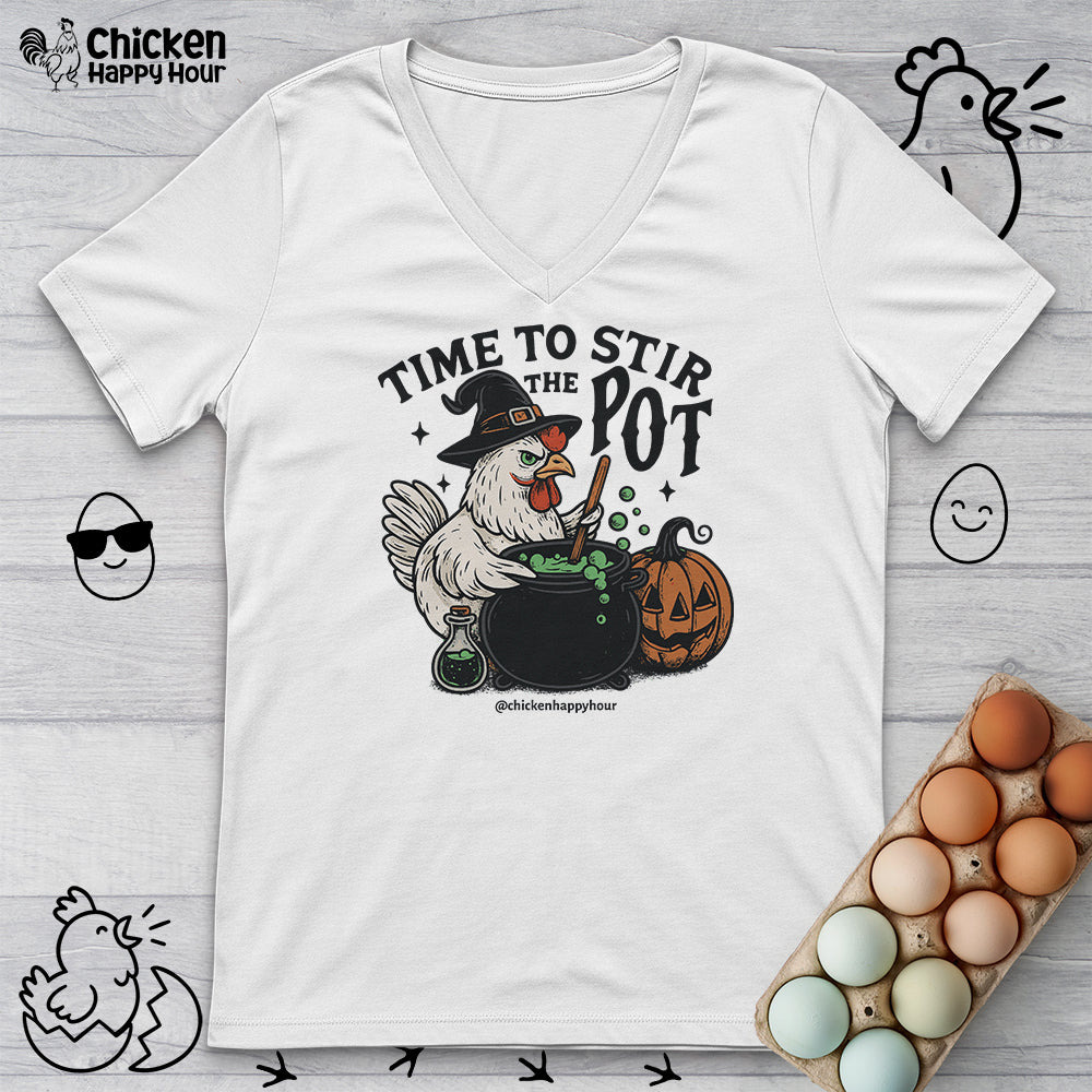 Time to Stir the Pot V-Neck Tee