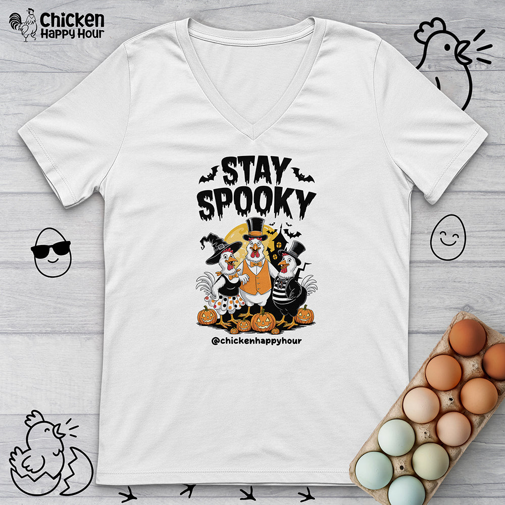 Stay Spooky V-Neck Tee