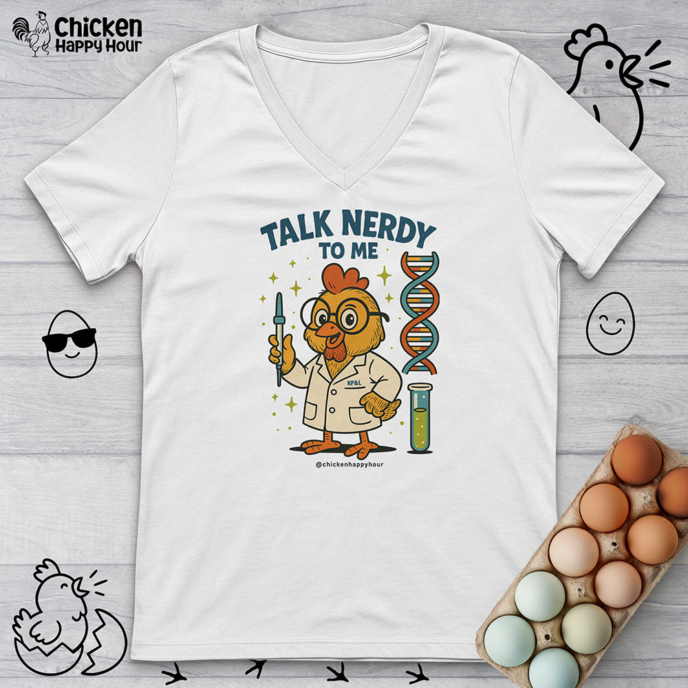 Talk Nerdy To Me V-Neck Tee