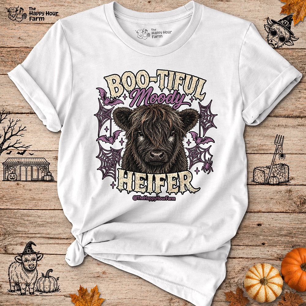 Bootiful Moody Heifer Unisex Tee