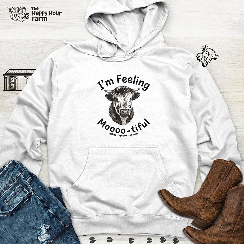 I'm Felling Moooo-tiful Hooded Sweatshirt