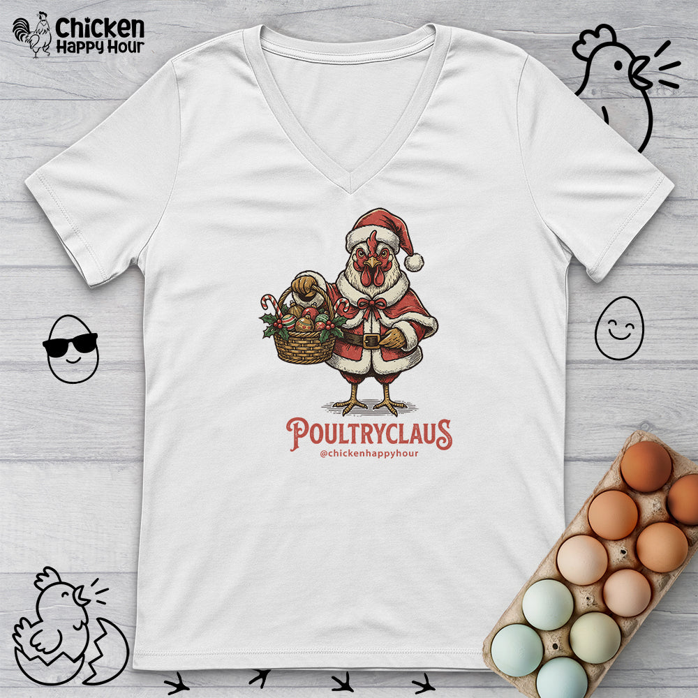 Poultryclaus V-Neck Tee