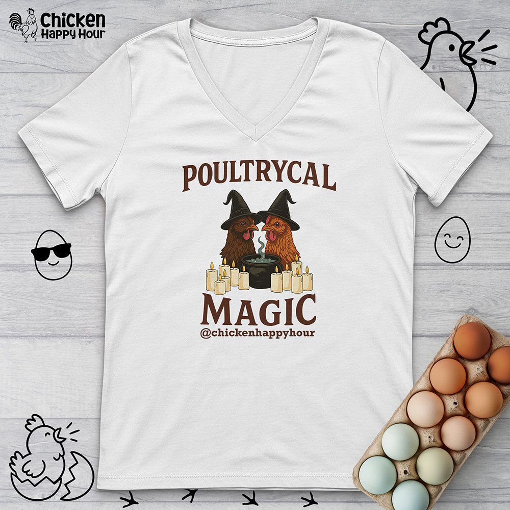 Poultrycal Magic V-Neck Tee