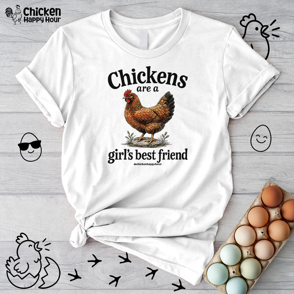 Chickens Are A Girl’s Best Friend Unisex Tee