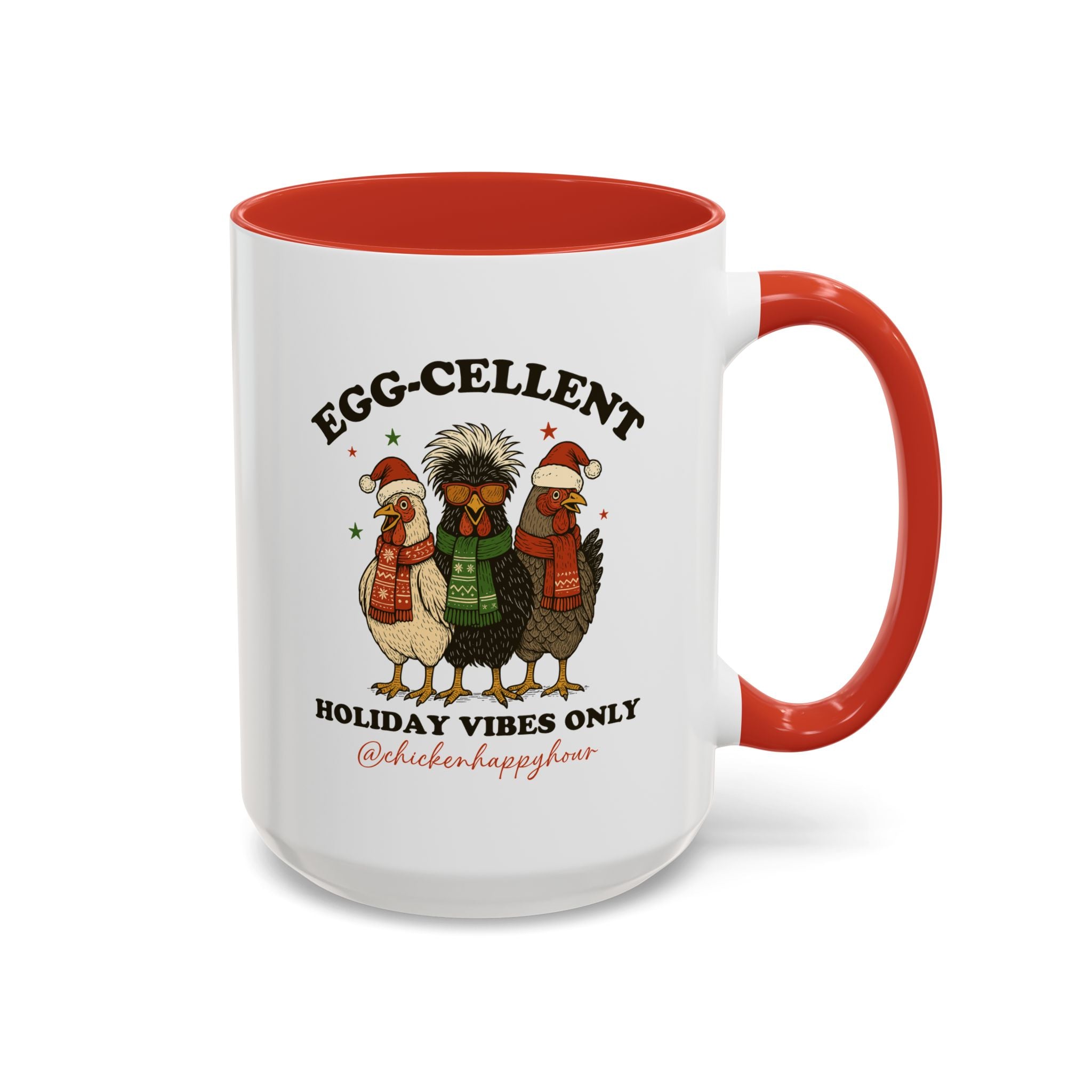 Egg-Cellent Holiday Vibes Only Coffee Mug