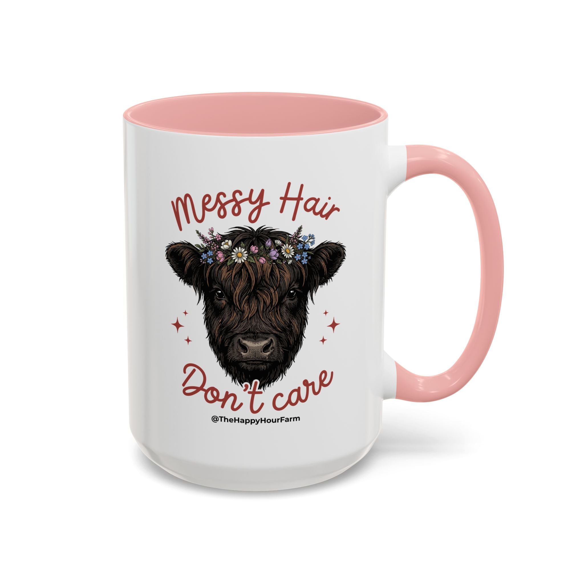 Messy Hair, Don't Care Coffee Mug