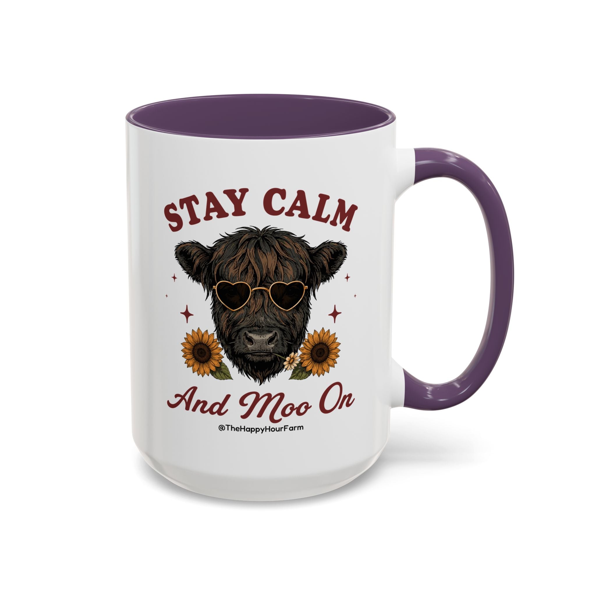 Stay Calm And Moo On Coffee Mug
