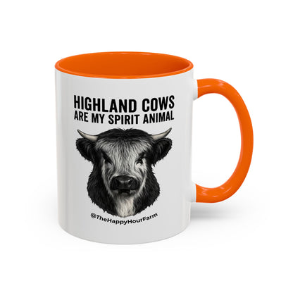 Highland Cows Are My Spirit Animal Coffee Mug