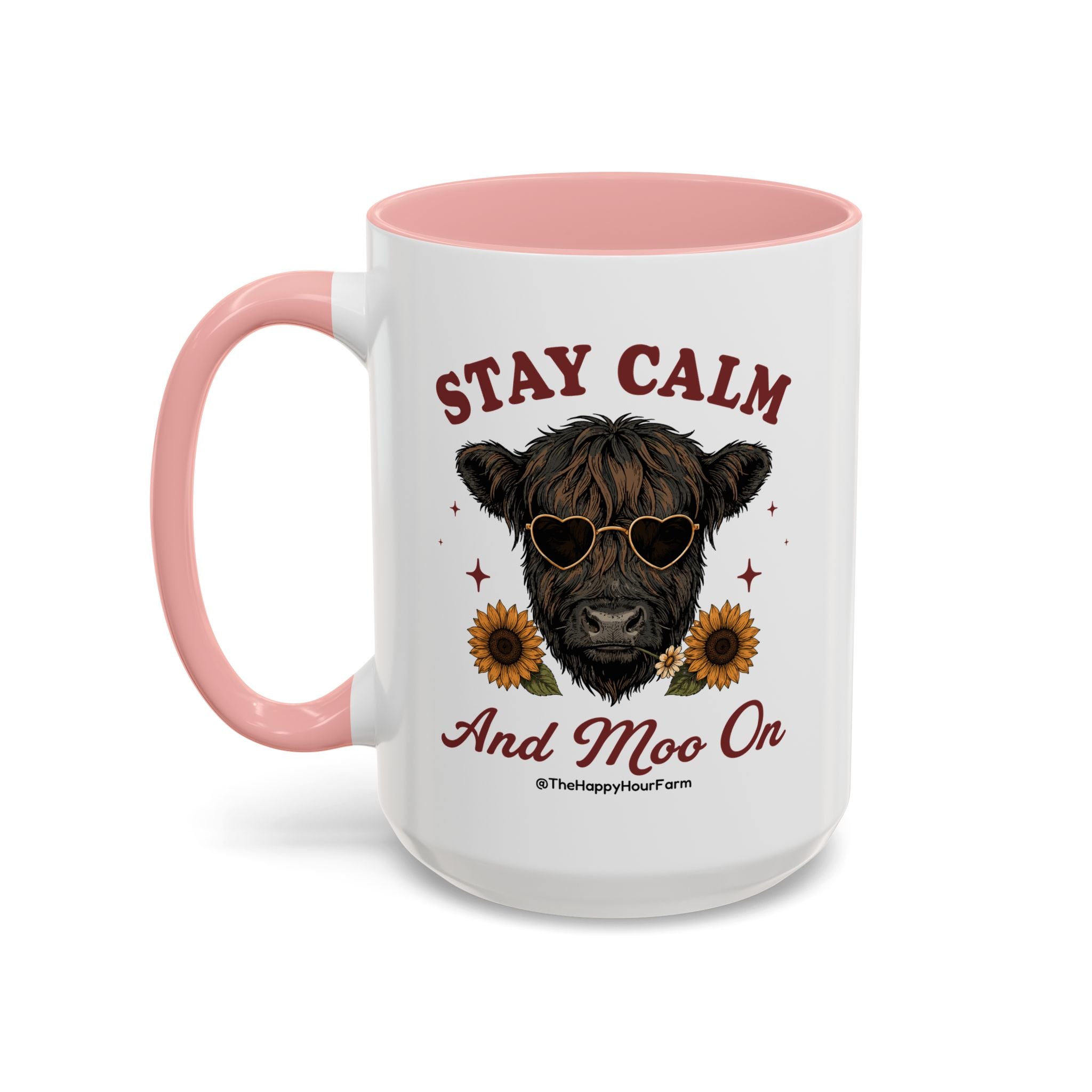 Stay Calm And Moo On Coffee Mug
