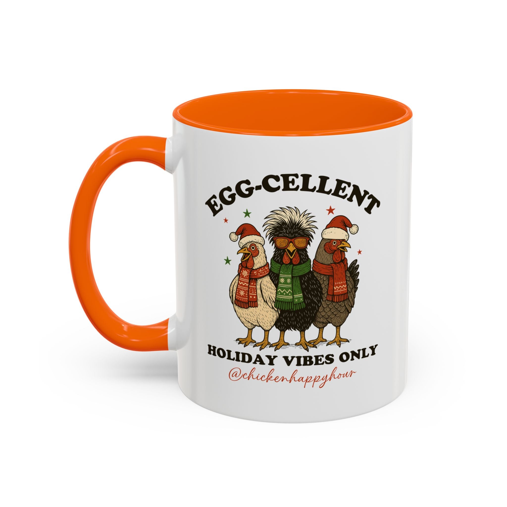 Egg-Cellent Holiday Vibes Only Coffee Mug