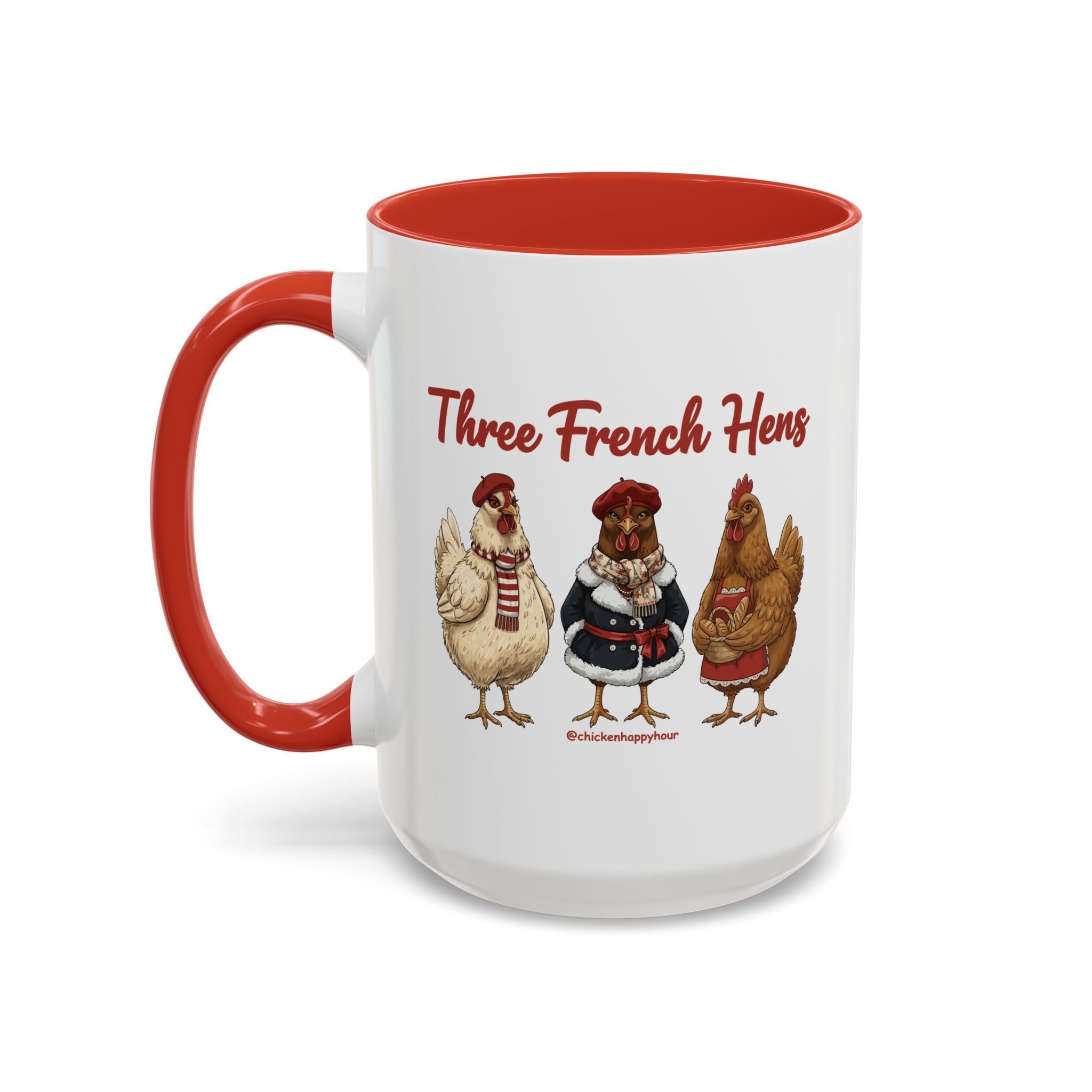 Three French Hens Coffee Mug