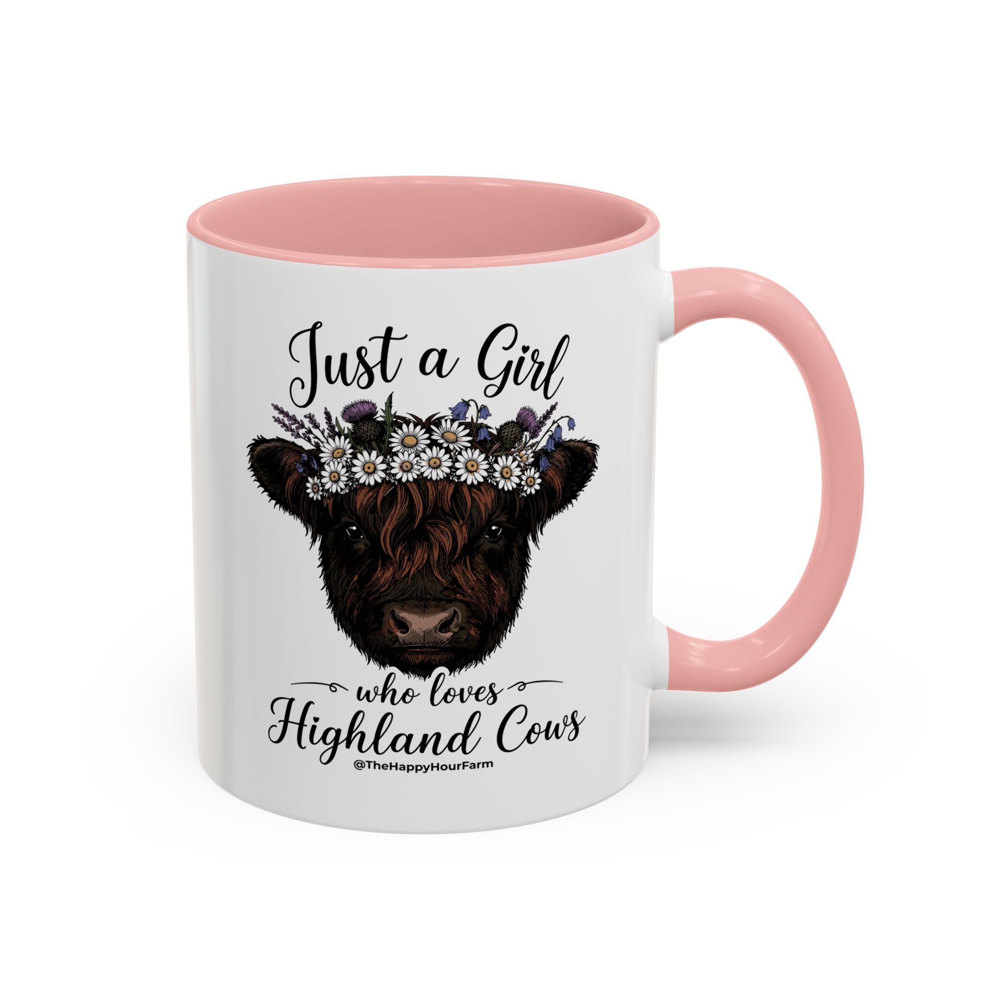 Just a Girl Who Love Highland Cow Coffee Mug