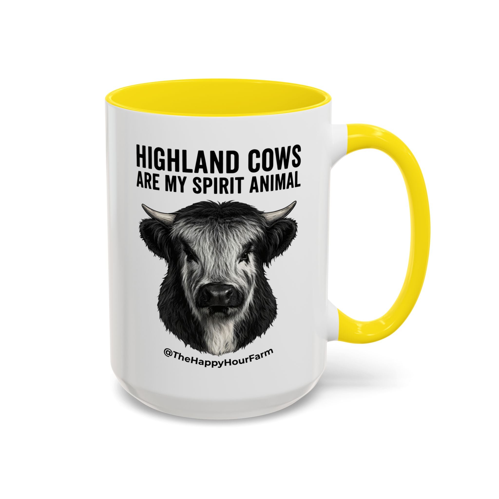 Highland Cows Are My Spirit Animal Coffee Mug