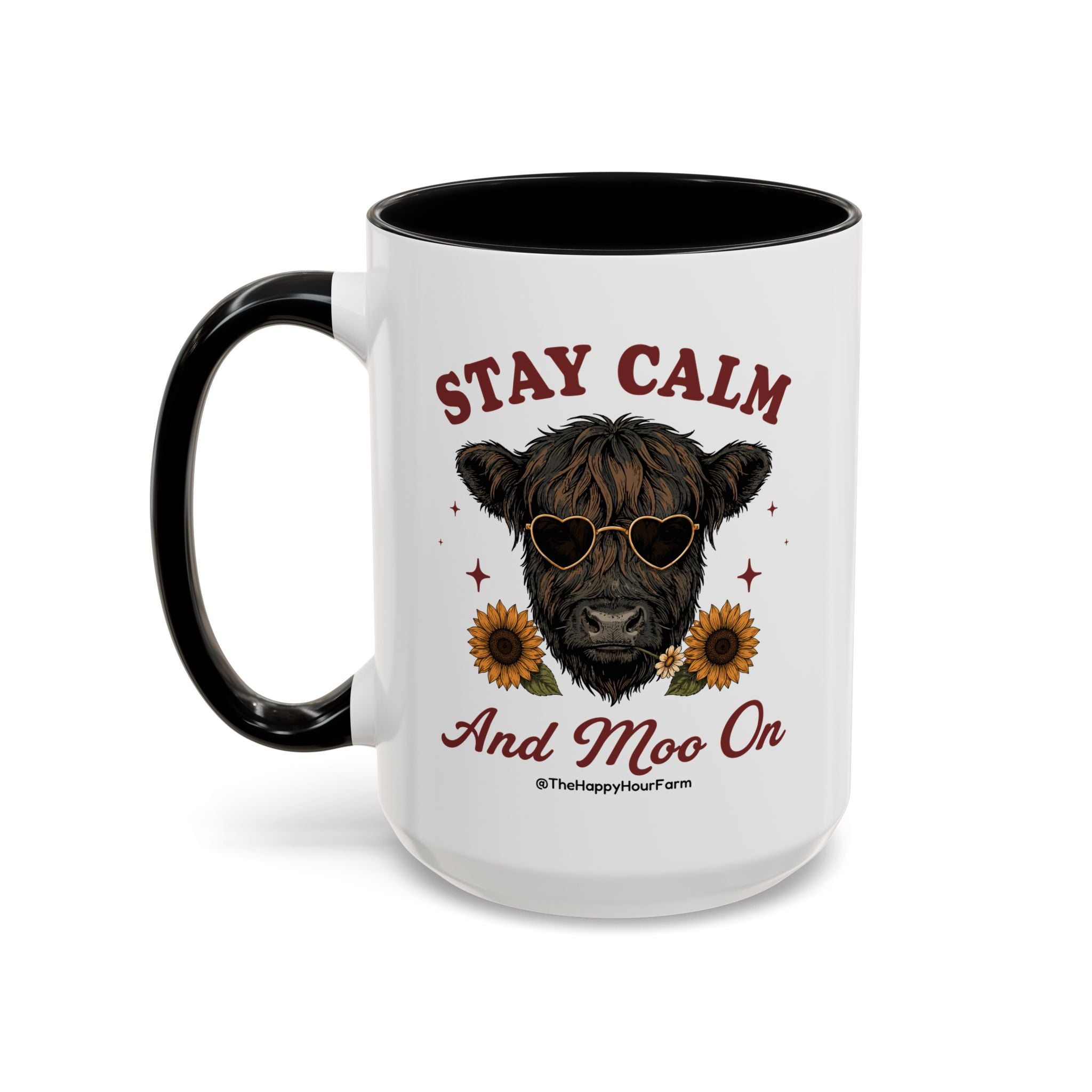 Stay Calm And Moo On Coffee Mug
