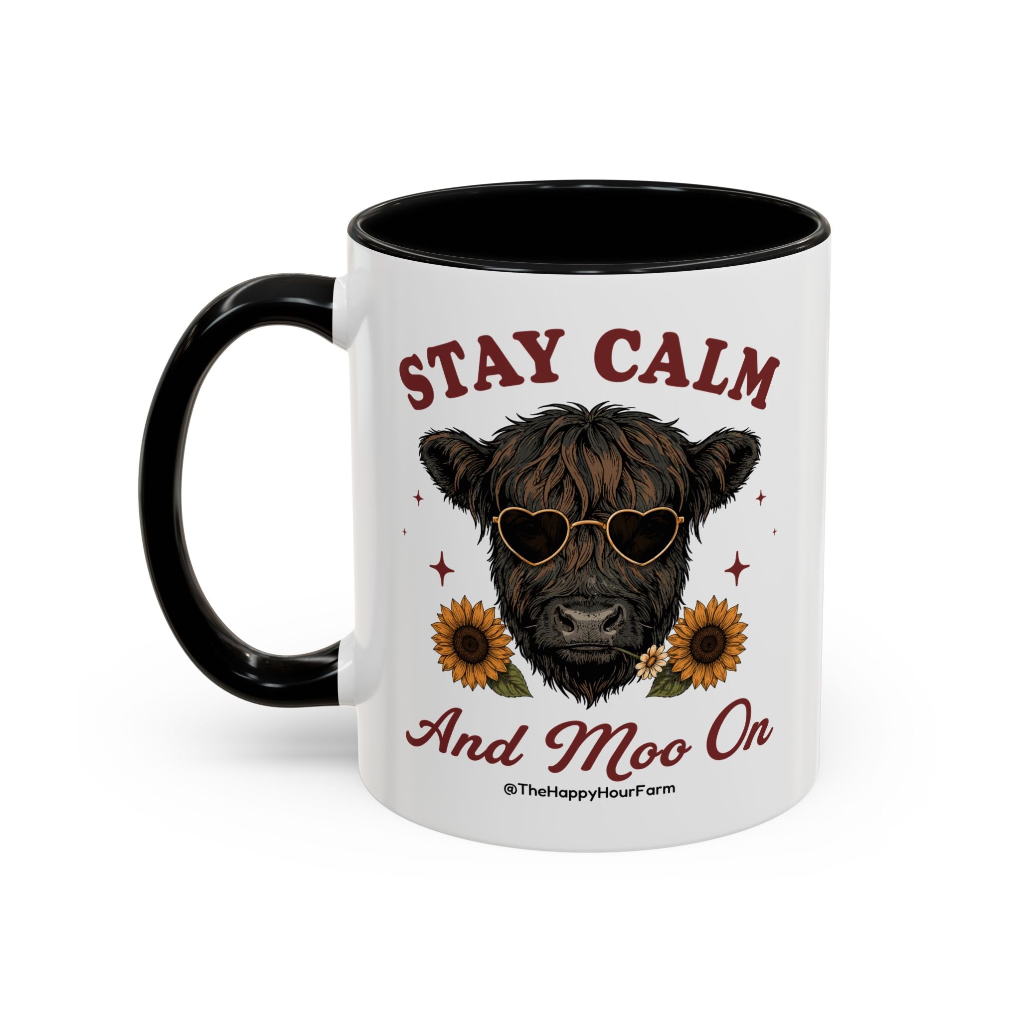 Stay Calm And Moo On Coffee Mug