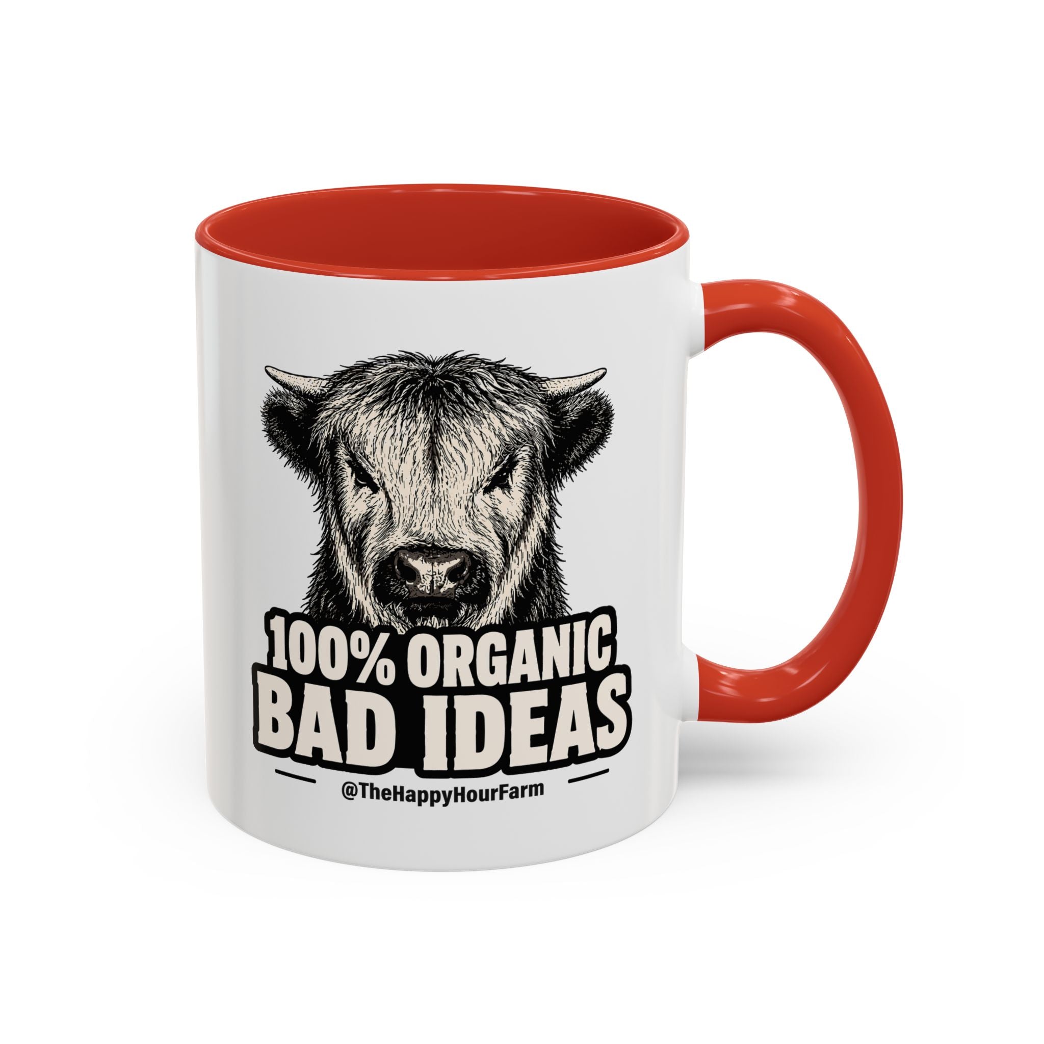 100% Organic Bad Ideas Coffee Mug