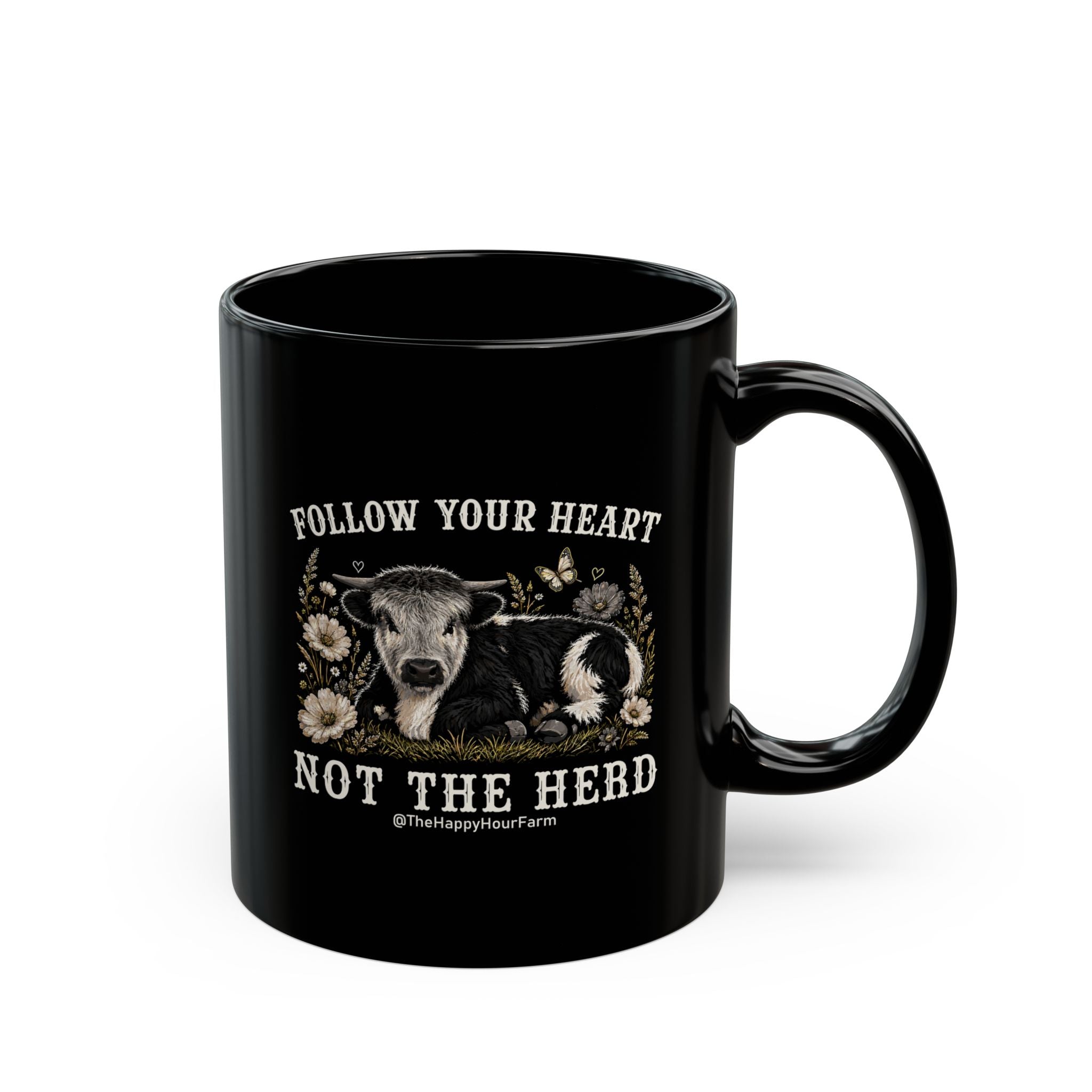 Follow Your Heart Not the Herd Coffee Mug