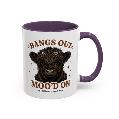 Bangs Out Moo'd On Coffee Mug