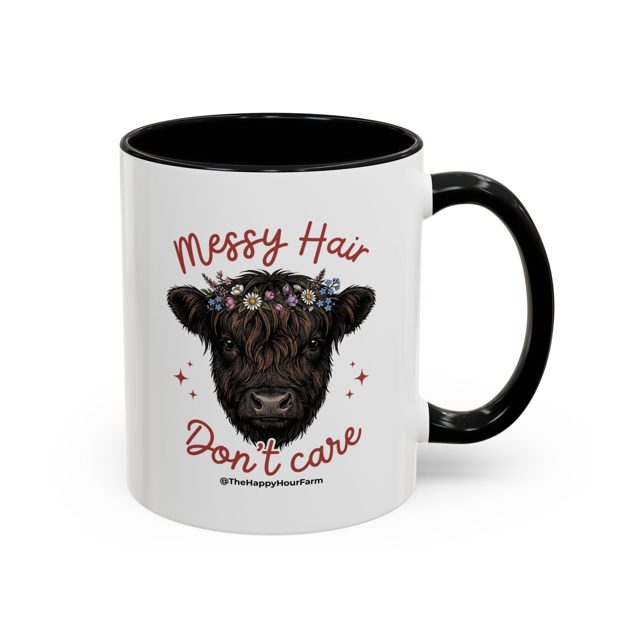 Messy Hair, Don't Care Coffee Mug