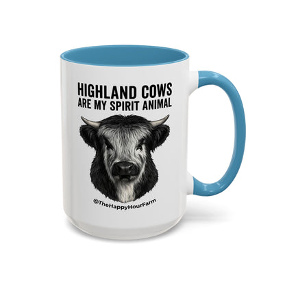 Highland Cows Are My Spirit Animal Coffee Mug