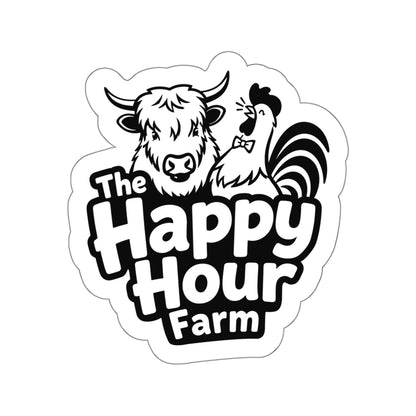 The Happy Hour Farm Logo 2 Sticker