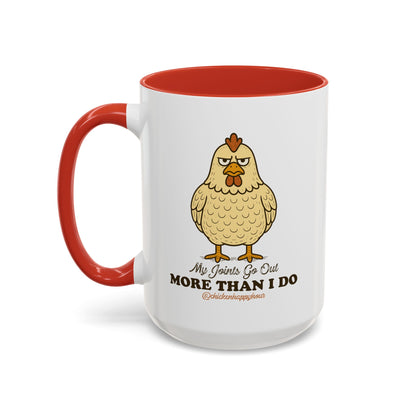 My Joints Go Out More Than I Do Coffee Mug