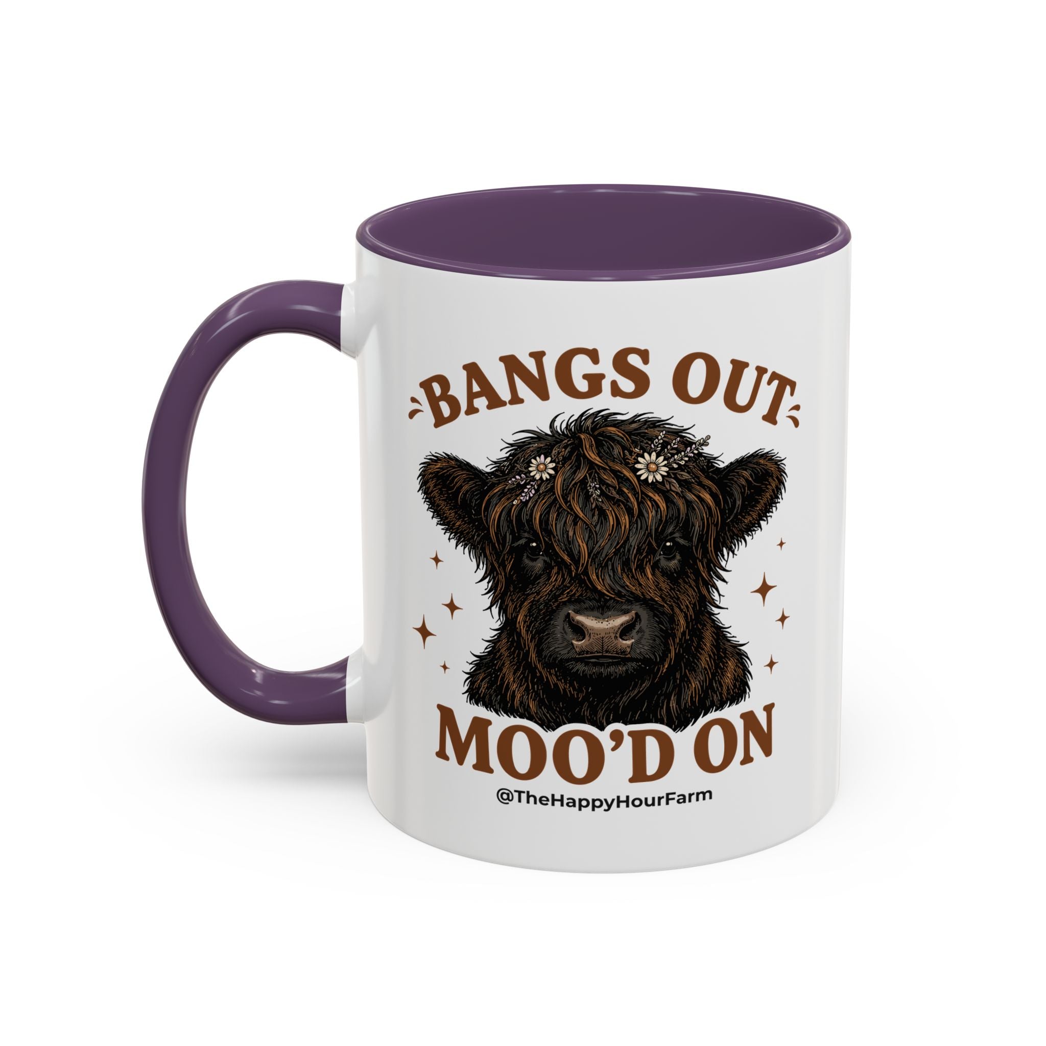 Bangs Out Moo'd On Coffee Mug