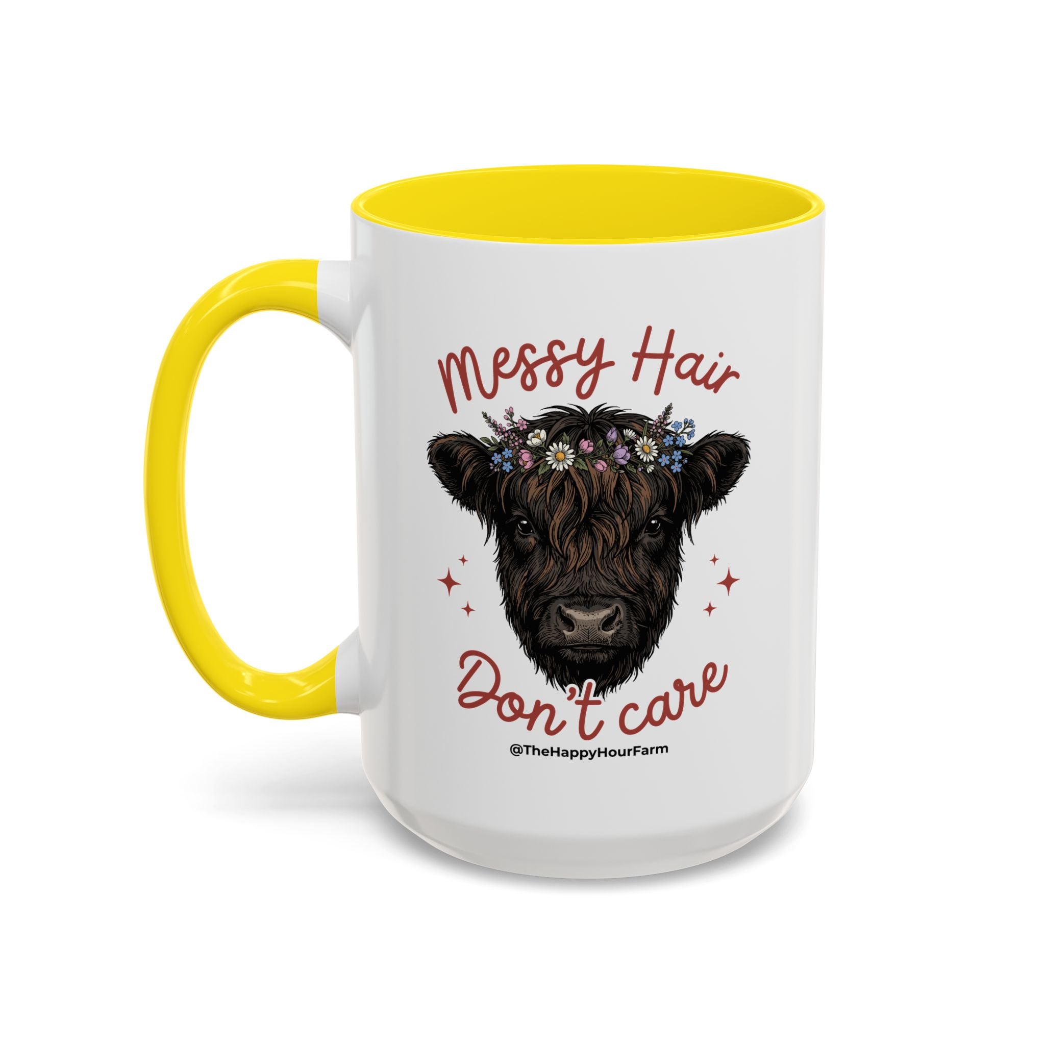 Messy Hair, Don't Care Coffee Mug